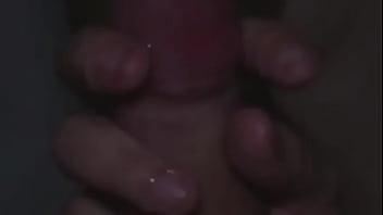 Impressive handjob to my friend and beautiful cumshot