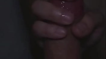 Impressive handjob to my friend and beautiful cumshot