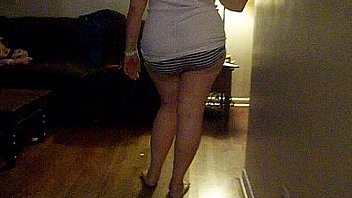 She came home from a night at the bar showing off