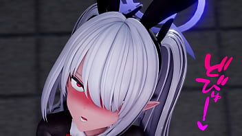 Lovey dovey sex with iori at the pool at night reverse bunny ver