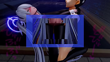 Lovey dovey sex with iori at the pool at night reverse bunny ver