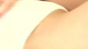 Alice plays with her cotton panties