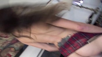 Young blonde gets both holes stretched after deep throating a dude