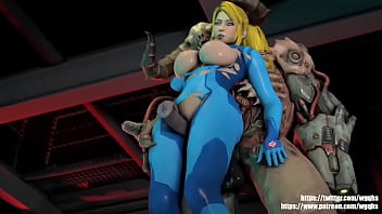 Samus la cazavergas en accion