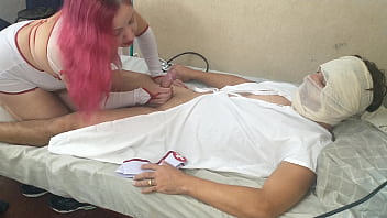 Hot nurse revives patient in a special way