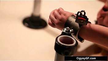 Steamy blond hot babe adicted to s&m