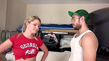 Party with her stepdad