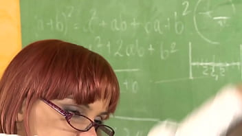 School secretary fucked hard in classroom