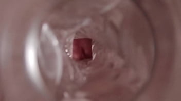 Aceastra Cums In A Fleshlight Inside View thumbnail
