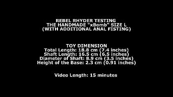 I tested the the handmade balldog size xl from thewondertoys with anal fisting