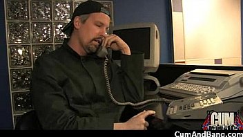 Black girl sucks many white cocks in redneck group 17