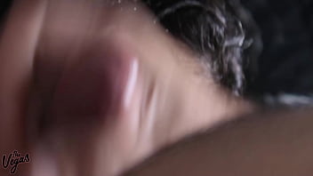 Full video all covered in sweat curvy hottie dances gets facefucked and facialized