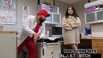 Aria nicole's pussy gets blasted with cum after blowjob