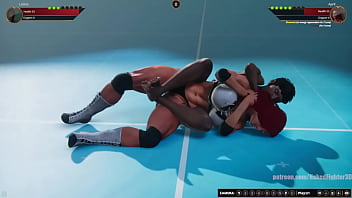 Leticia vs april nf3d female kinky combat virtual reality
