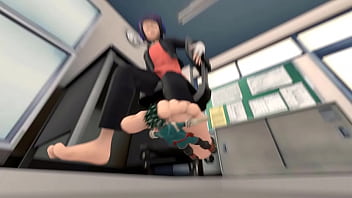 My hero academia giantess feet