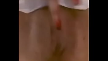 Sexy hot teen rubbing wet pussy