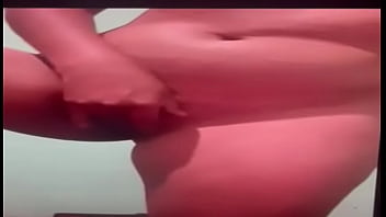 Latina enjoying herself in front of the camera to get really wet