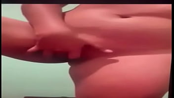 Latina enjoying herself in front of the camera to get really wet