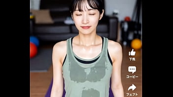 【ai生成】トレーニングウェアってエロいよね。よく配信しようと思うよね、勇気あるよね。