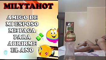 Amigo de mi esposo me paga por hacer anal druro y doloroso y se corre dentro