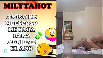 Amigo de mi esposo me paga por hacer anal druro y doloroso y se corre dentro