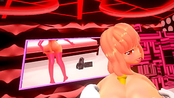 Hentai vr time to play with her breast and lick my dick