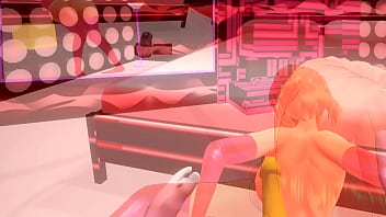 Hentai vr time to play with her breast and lick my dick