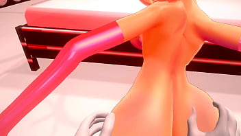 Hentai vr time to play with her breast and lick my dick