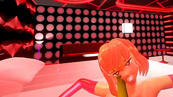 Hentai vr time to play with her breast and lick my dick