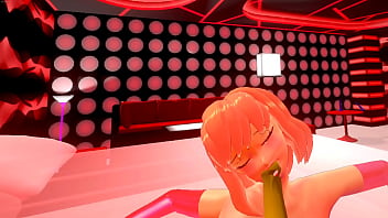 Hentai vr time to play with her breast and lick my dick