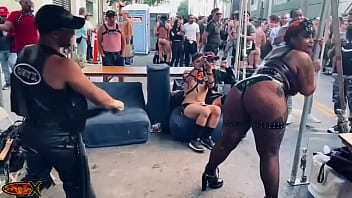 Found a brat worth my time at #folsom one of a select few that were on the receiving end of my floggers #bdsm #leather