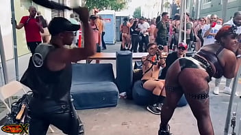 Found a brat worth my time at #folsom one of a select few that were on the receiving end of my floggers #bdsm #leather