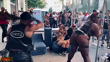 Found a brat worth my time at #folsom one of a select few that were on the receiving end of my floggers #bdsm #leather