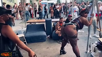 Found a brat worth my time at #folsom one of a select few that were on the receiving end of my floggers #bdsm #leather