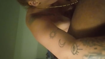 Kelsey eats black cum for breakfast