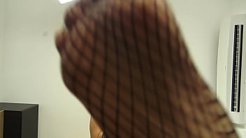 I stomp on you with my fishnet feet you small worm