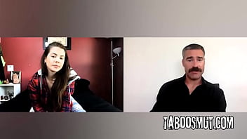 Troubled teen shows her big tits on cam to her counselor