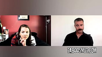 Troubled teen shows her big tits on cam to her counselor