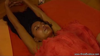 Sensual pussy massage for her vagina