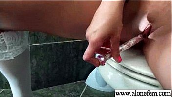 Hot girl noleta use all kind of stuffs as sex toys movie 16