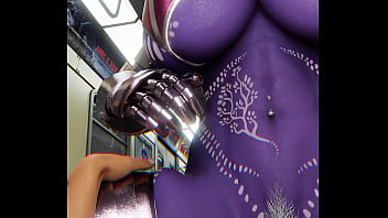 Sexo con personaje morado