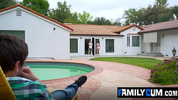 She let loose and let him fuck her she proved me right familycum