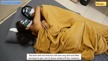 Hot secretary prabha having hardcore with boss 4