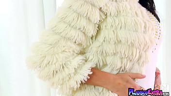 Big titted beauty reveals all her little secrets for playboy