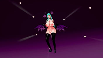 Morrigan aensland nude dance and sex hentai darkstalkers mmd 3d clear blue hair clip