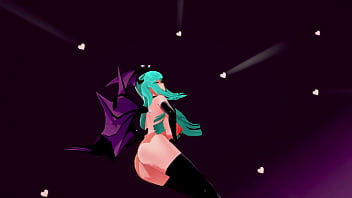 Morrigan aensland nude dance and sex hentai darkstalkers mmd 3d clear blue hair clip