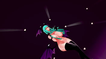 Morrigan aensland nude dance and sex hentai darkstalkers mmd 3d clear blue hair clip