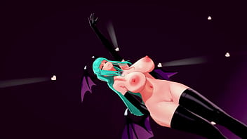Morrigan aensland nude dance and sex hentai darkstalkers mmd 3d clear blue hair clip