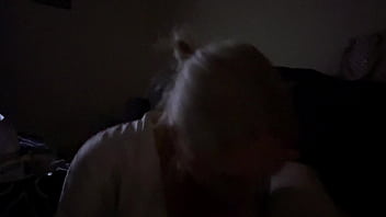 Hot blonde loves sucking cock