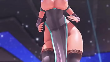 Miku moves the body for her fans